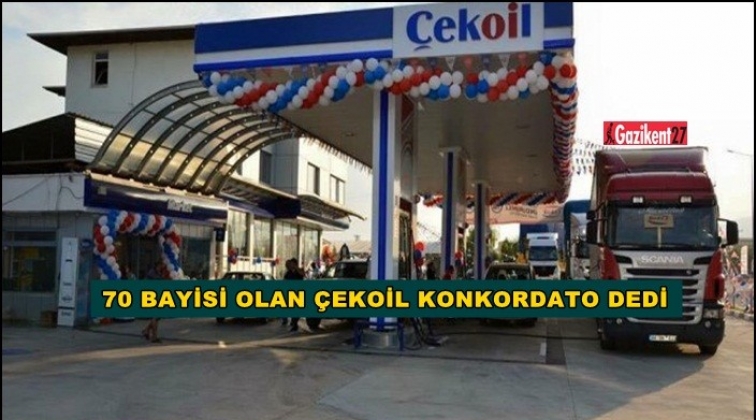 Akaryakıt şirketi Çekoil konkordato istedi