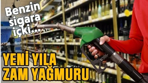 Akaryakıttan benzine, meyve suyundan sigaraya herşeye zam geldi!