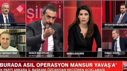 AKP Ankara İl Başkanı'ndan canlı yayında 'AKP' m&uuml;dahalesi