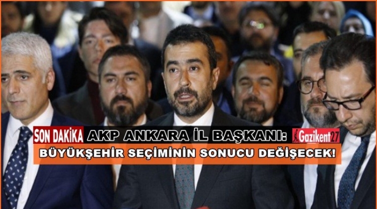 AKP Ankara: Se&ccedil;im hen&uuml;z sonu&ccedil;lanmadı