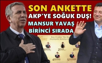 Belediye başkanları anketinde AKP'ye şok!