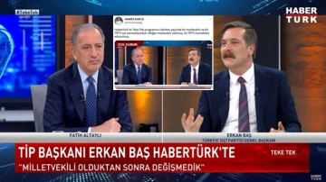 AKP'den Fatih Altaylı'ya 'Erkan Baş' tepkisi: Meğer iki TİP'li varmış!