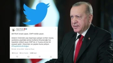 AKP'den karşı hamle: "Teşekk&uuml;rler Erdoğan"