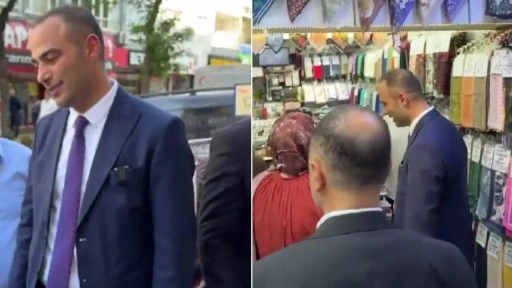 AKP'li Başkanvekili Karadeniz, seçilmiş başkan gibi dolaştı...