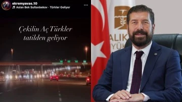 AKP'li isimden hakaret: Çekilin aç Türkler tatilden dönüyor