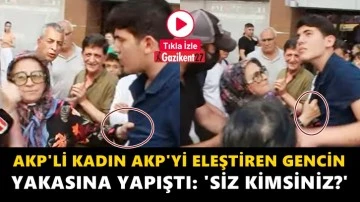 AKP'li kadın ortalığı birbirine kattı!