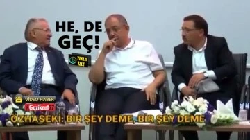 AKP'li &Ouml;zhaseki bu kez a&ccedil;ık kalan mikrofona takıldı!