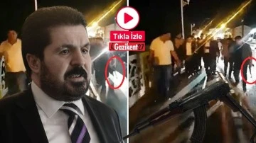 AKP'li Savcı Sayan uzun namlulu silahlılarla sokakta!