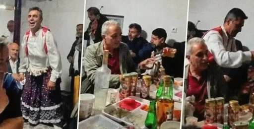 AKP'lilerin k&ouml;&ccedil;ekli, i&ccedil;kili, silahlı eğlenceleri g&uuml;ndem oldu