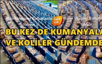 AKP mitinginde bu kez kumanyalar g&uuml;ndem oldu!
