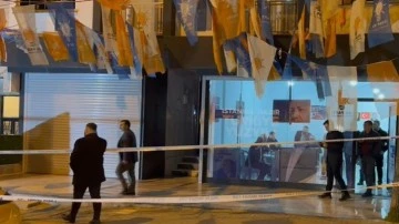 AKP'nin seçim bürosuna silahlı saldırı