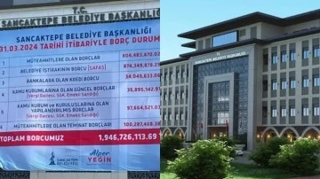 AKP, Sancaktepe'de CHP'ye 2 milyar TL borç devretti!