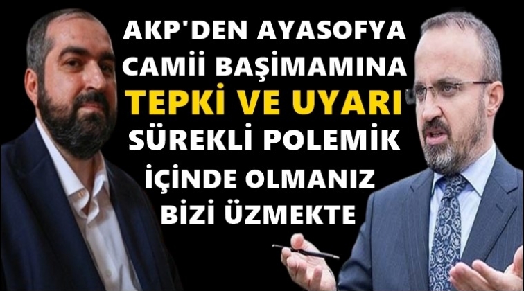 AKP&rsquo;den Ayasofya Baş İmamı&rsquo;na tepki...