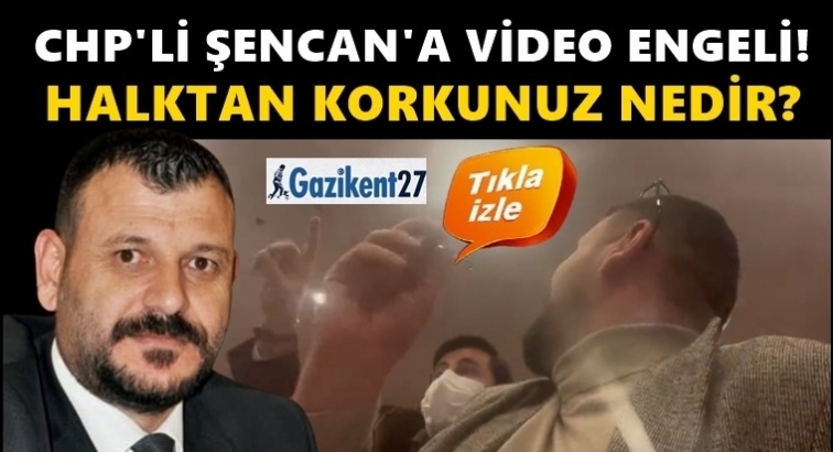 AKP'den CHP'li meclis üyesine video engeli!