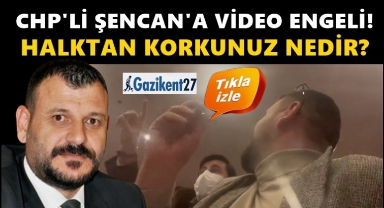 AKP'den CHP'li meclis &uuml;yesine video engeli!
