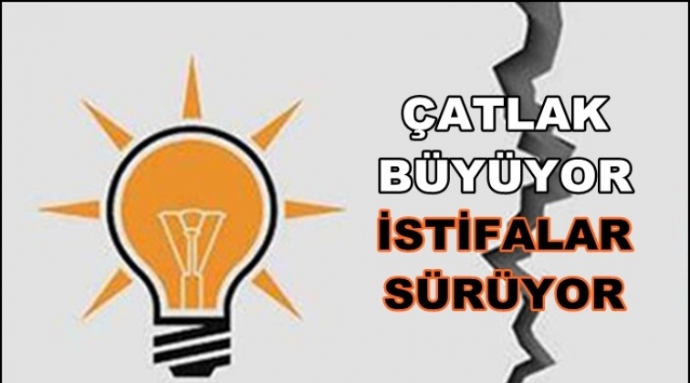 AKP&rsquo;den istifalar devam ediyor
