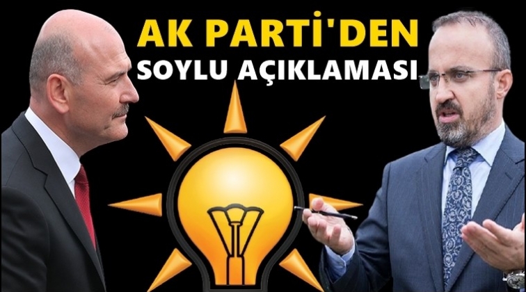 AKP'den 'Soylu' a&ccedil;ıklaması...