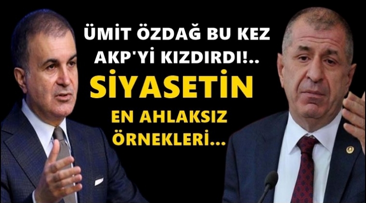 AKP'den &Uuml;mit &Ouml;zdağ&rsquo;a sert yanıt!..