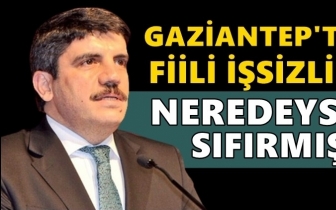 AKP'li Aktay'a g&ouml;re Gaziantep'te işsizlik sıfır...
