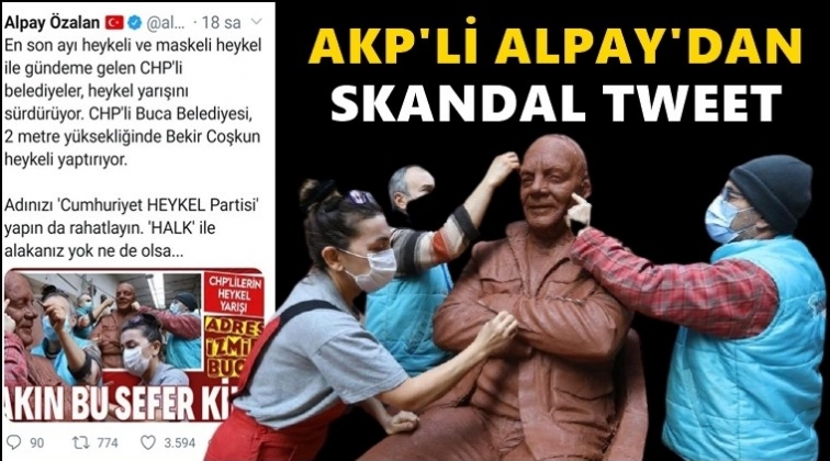 AKP&rsquo;li Alpay&rsquo;dan tepki &ccedil;eken paylaşım