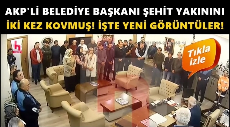 AKP'li başkan şehit yakınını iki kez kovmuş. İşte g&ouml;r&uuml;nt&uuml;ler!