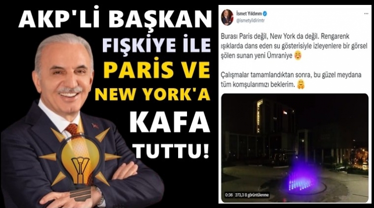 AKP'li belediye başkanı 'fışkiye' ile g&uuml;ndem oldu!