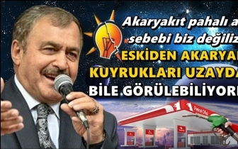 AKP'li Eroğlu: Akaryakıt pahalı ama sebebi biz değiliz