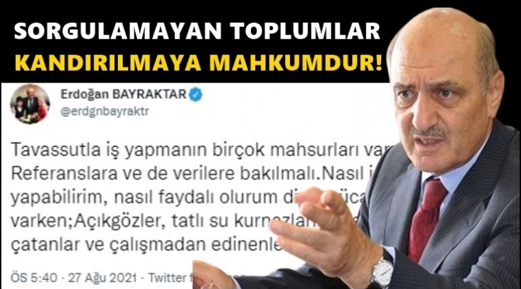 AKP'li eski bakandan olay paylaşımlar...