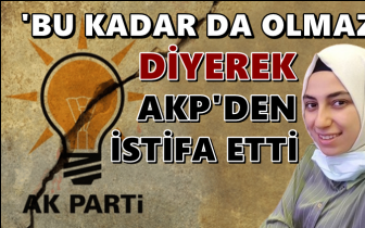 AKP&rsquo;li İBB meclis &uuml;yesi b&ouml;yle istifa etti...