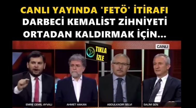 AKP'li isimden canlı yayında Fetö itirafı...