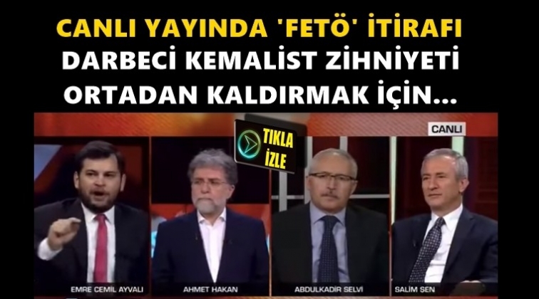 AKP'li isimden canlı yayında Fet&ouml; itirafı...