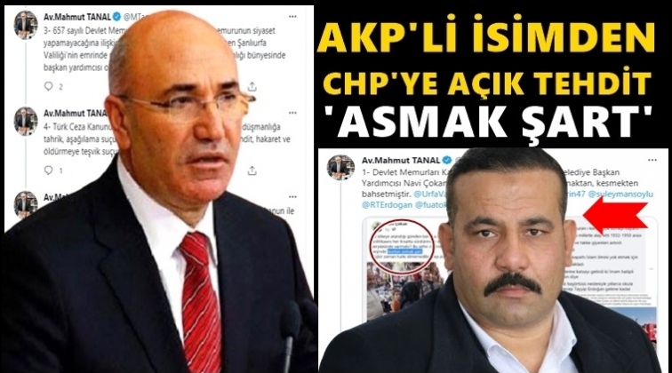 AKP'li isimden CHP'ye: 'Bunları asmak şart'