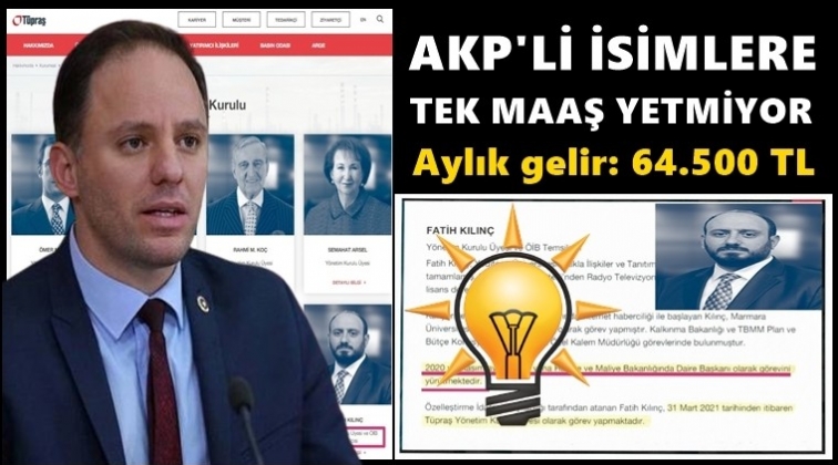AKP'li isimlere tek maaş yetmiyor!..