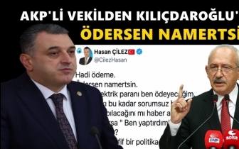AKP'li vekil haddini aştı: &Ouml;dersen namertsin!