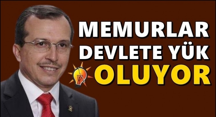 AKP'li&nbsp;vekil: Memurlar devlete y&uuml;k oluyor!