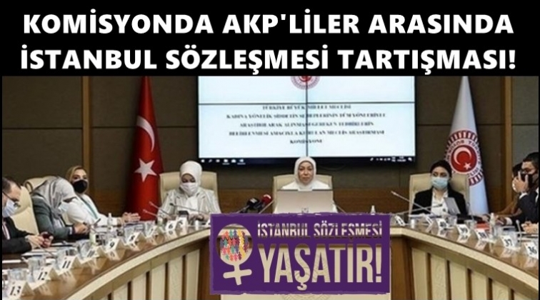 AKP&rsquo;lilerin İstanbul S&ouml;zleşmesi tartışması...