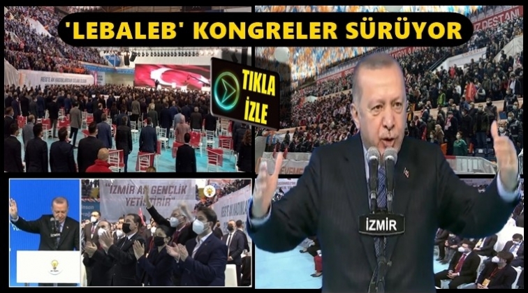 AKP'nin 'lebaleb' kongreleri devam ediyor...