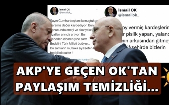 AKP'ye geçen İsmail Ok, temizliğe başladı!