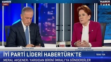 Akşener: AKP İmralı'ya adam gönderdi, yardım istedi!