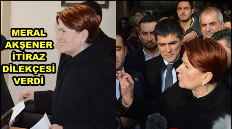 Akşener, &Ccedil;ED raporuna itiraz dilek&ccedil;esi verdi!