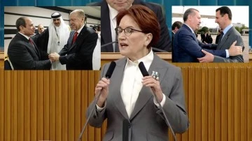 Akşener: Erdoğan d&ouml;nd&uuml; dolaştı Sisi'yi se&ccedil;ti!