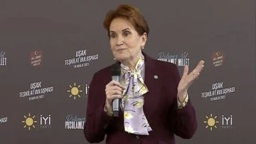 Akşener: Erdoğan öğrendi, İmamoğlu da öğrenecek!