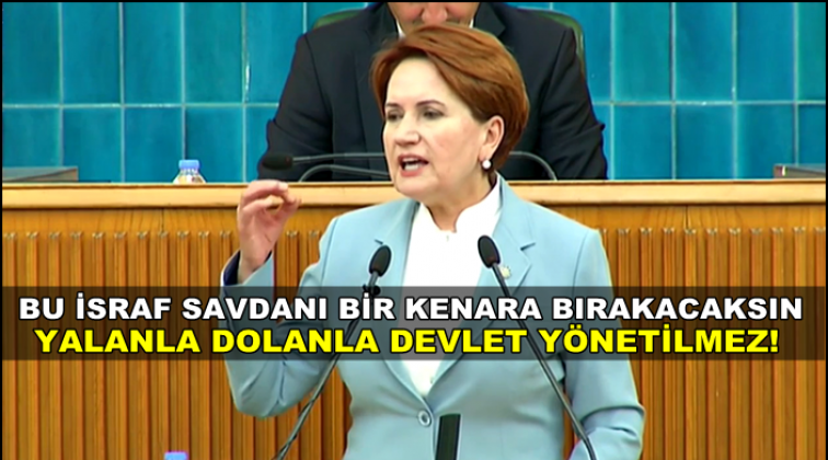 Akşener, Erdoğan'a MF&Ouml; şarksı ile seslendi