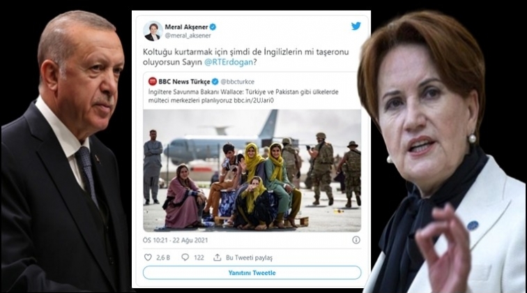 Akşener: İngilizlerin mi taşeronu oluyorsun?