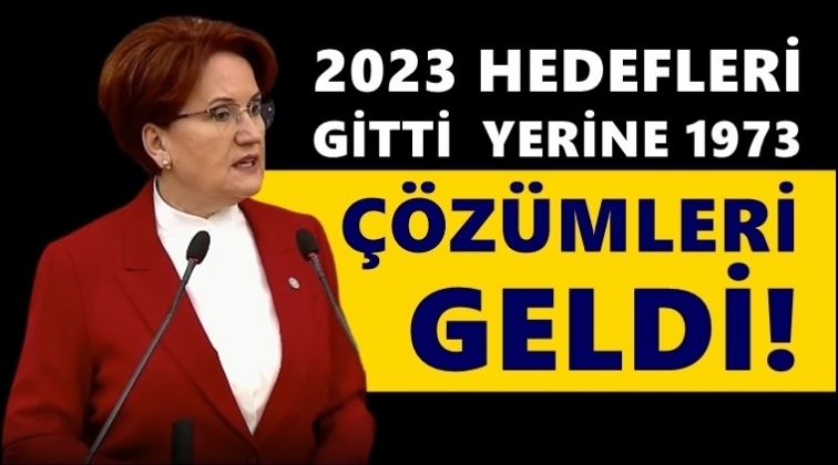 Akşener: Nas var dedin yepyeni bir faiz tipi getirdin!