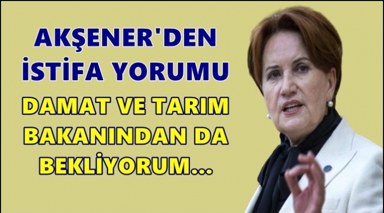 Akşener, Soylu&rsquo;nun istifasını değerlendirdi!