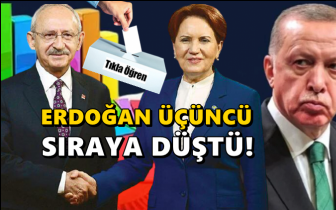 Akşener ve Kılıçdaroğlu, Erdoğan'ı geçti!