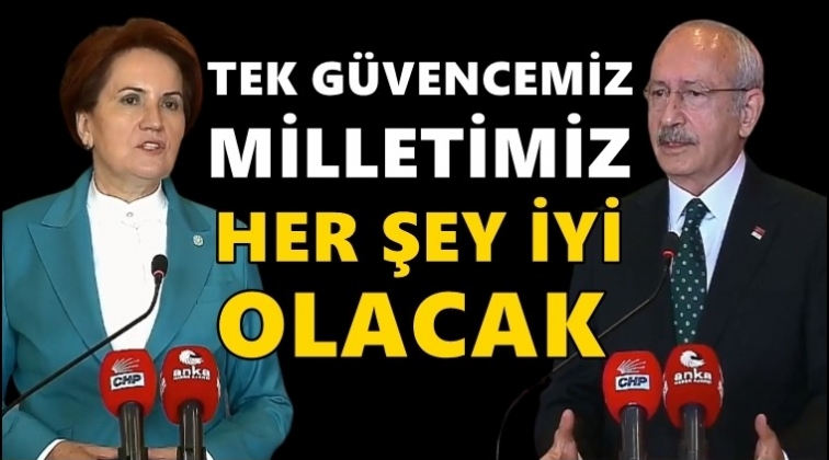 Akşener ve Kılı&ccedil;daroğlu'ndan ortak a&ccedil;ıklama...