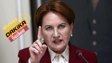 Akşener: Yarın altılı masa olarak su&ccedil; duyurusunda bulunacağız