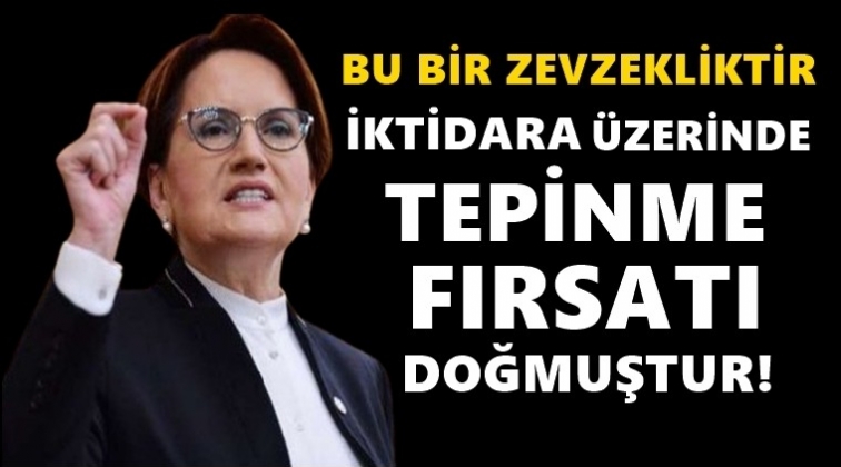Akşener&rsquo;den bildiri tepkisi: Bu bir zevzekliktir